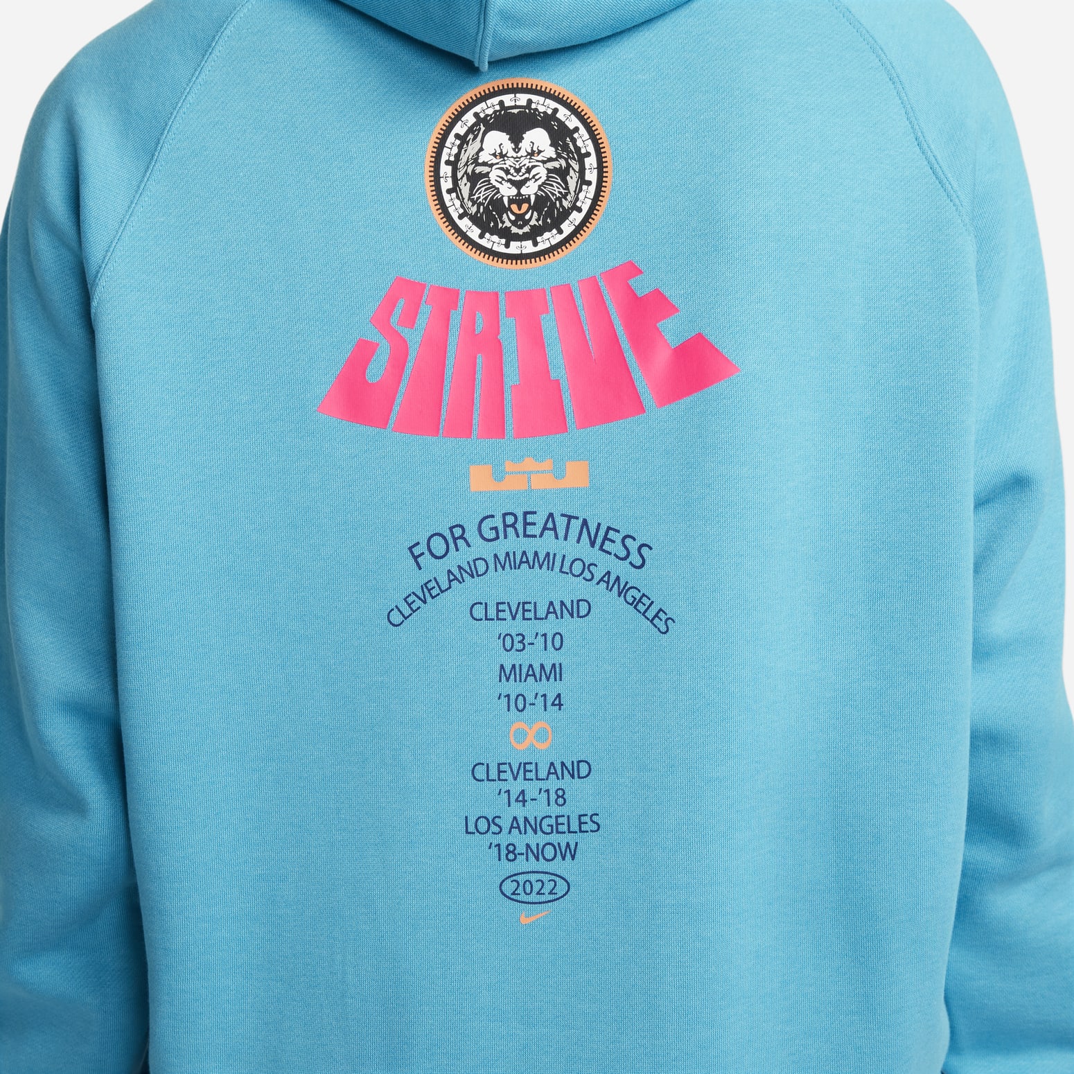 Nike LeBron Basketball Hoodie 'Blue' DQ6129-446