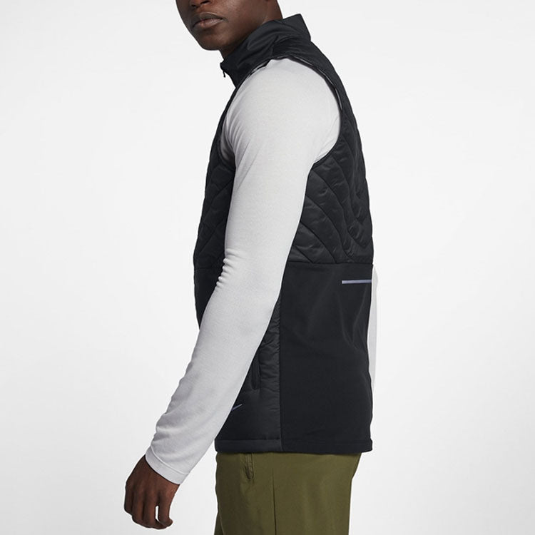 Men's Nike Aerolayer Running Black Vest CJ5478-010