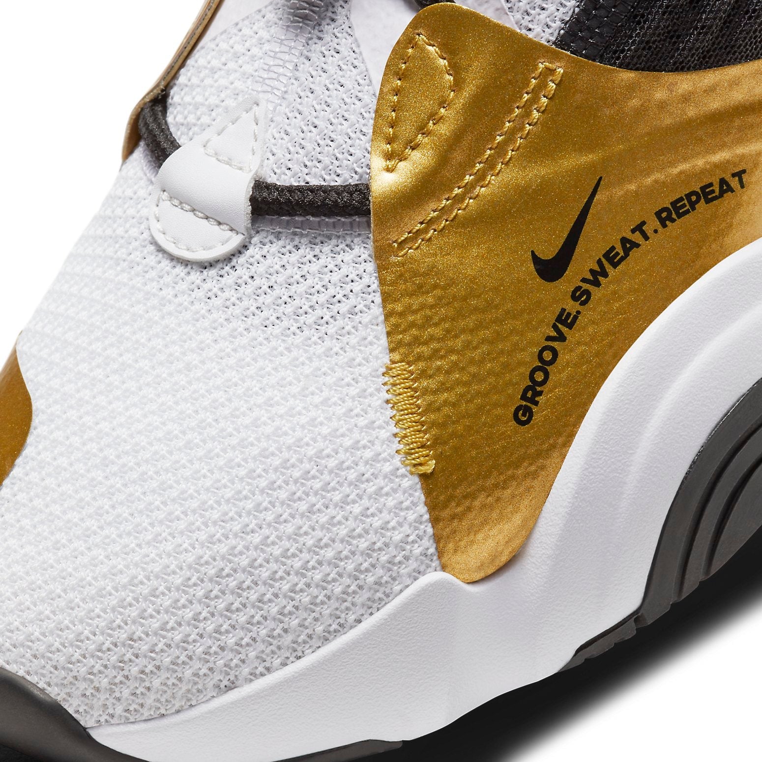 (WMNS) Nike SuperRep Groove 'White Metallic Gold Coin' CT1248-109