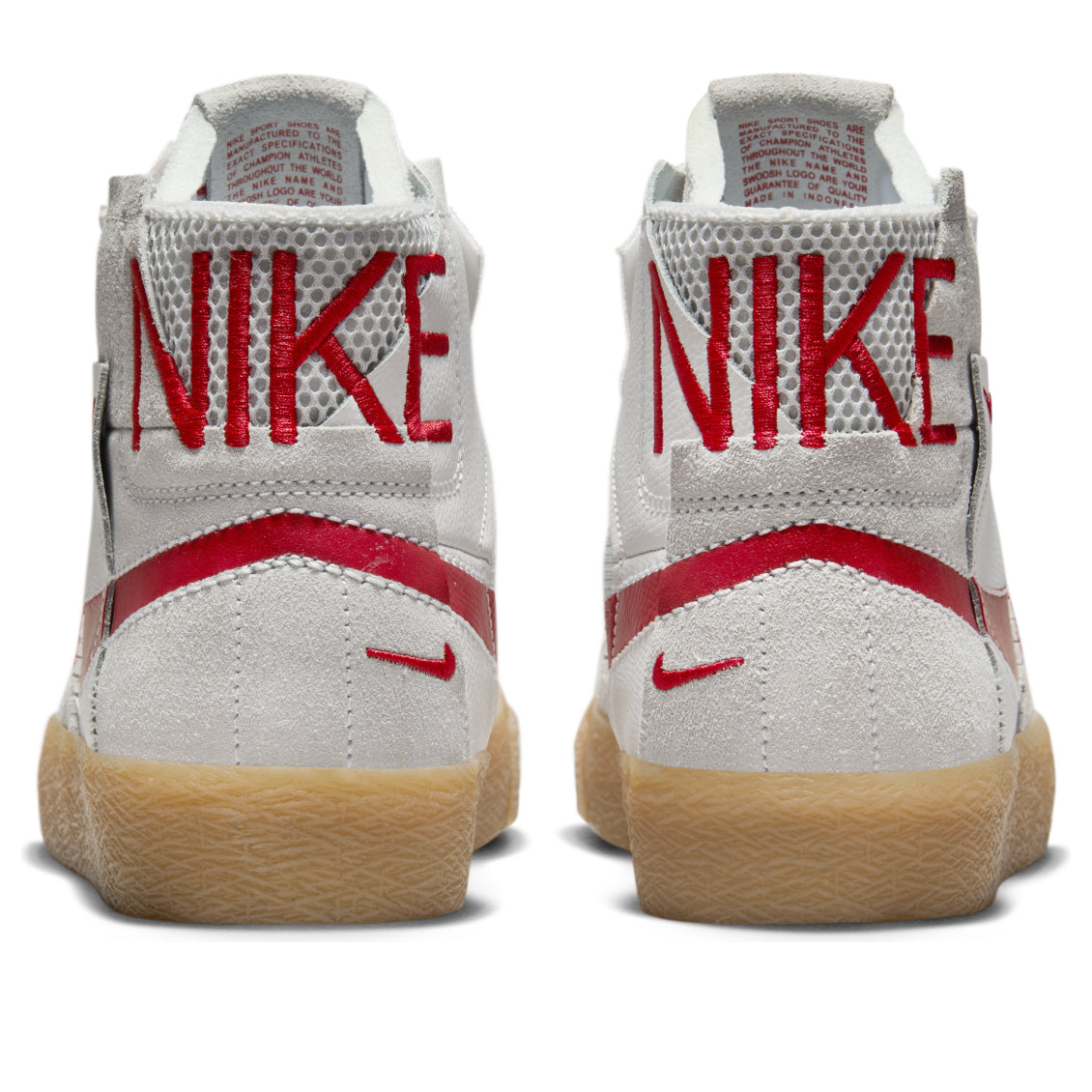 Nike SB Zoom Blazer Mid 'Deconstructed White University Red Gum' FD5113-100
