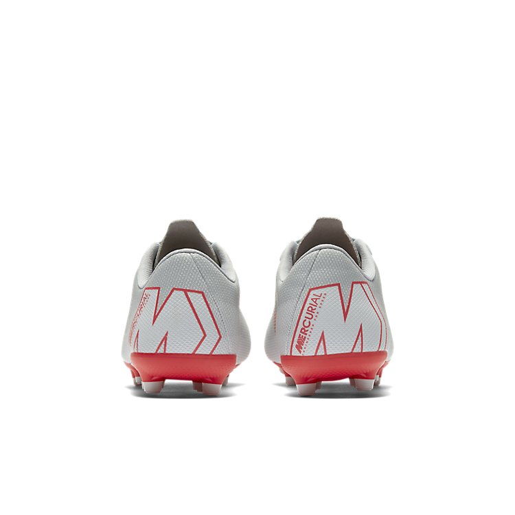 (GS) Nike Mercurial Vapor 12 Academy MG 'Wolf Grey Crimson' AH7347-060