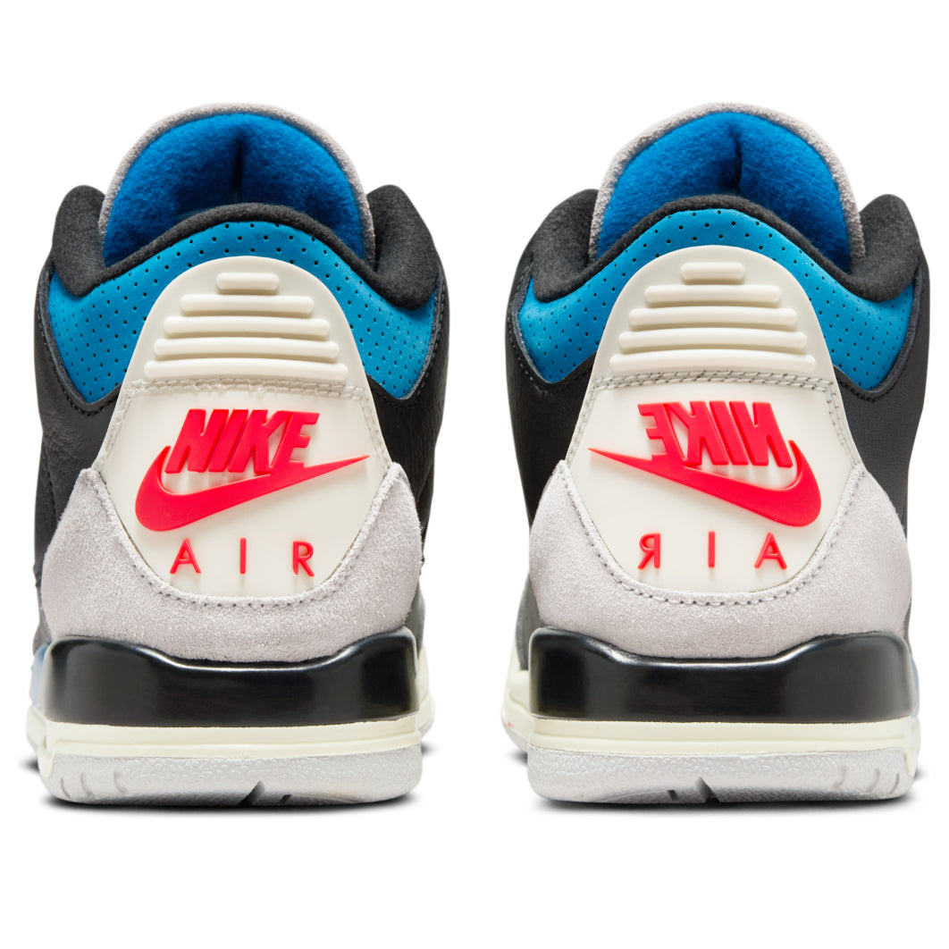 (GS) Air Jordan 3 Retro 'Black Military Blue' IB8968-004