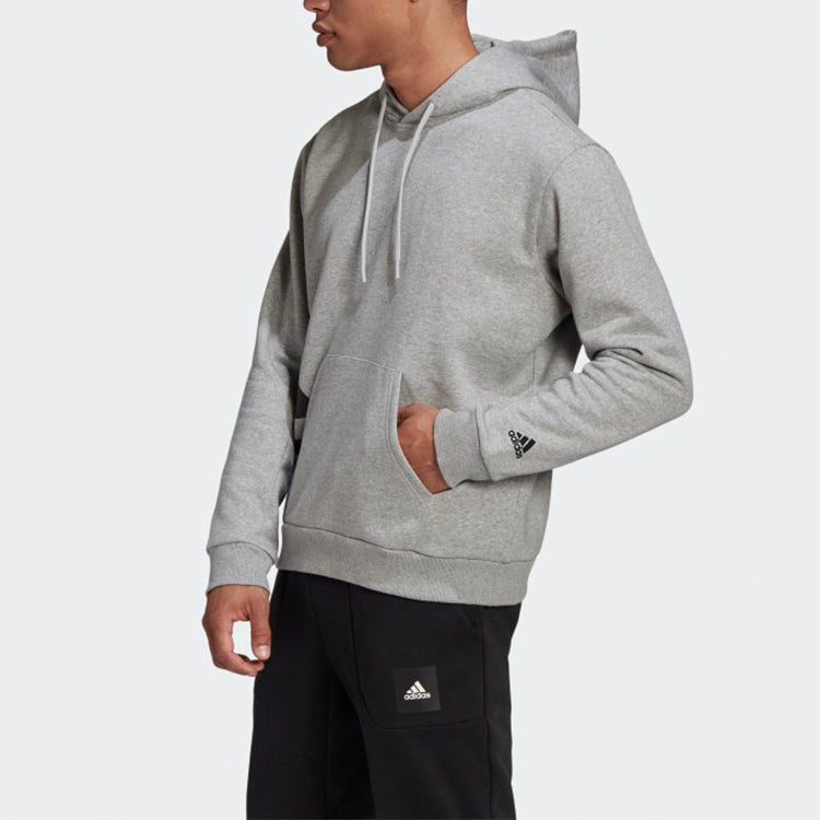 adidas Casual Training Sports Fleece Lined Gray GC7287