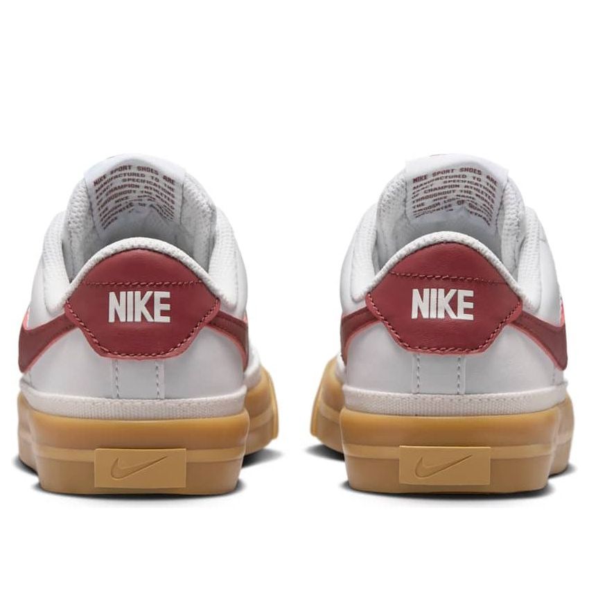 (GS) Nike Court Legacy 'White Red Gum' DA5380-132
