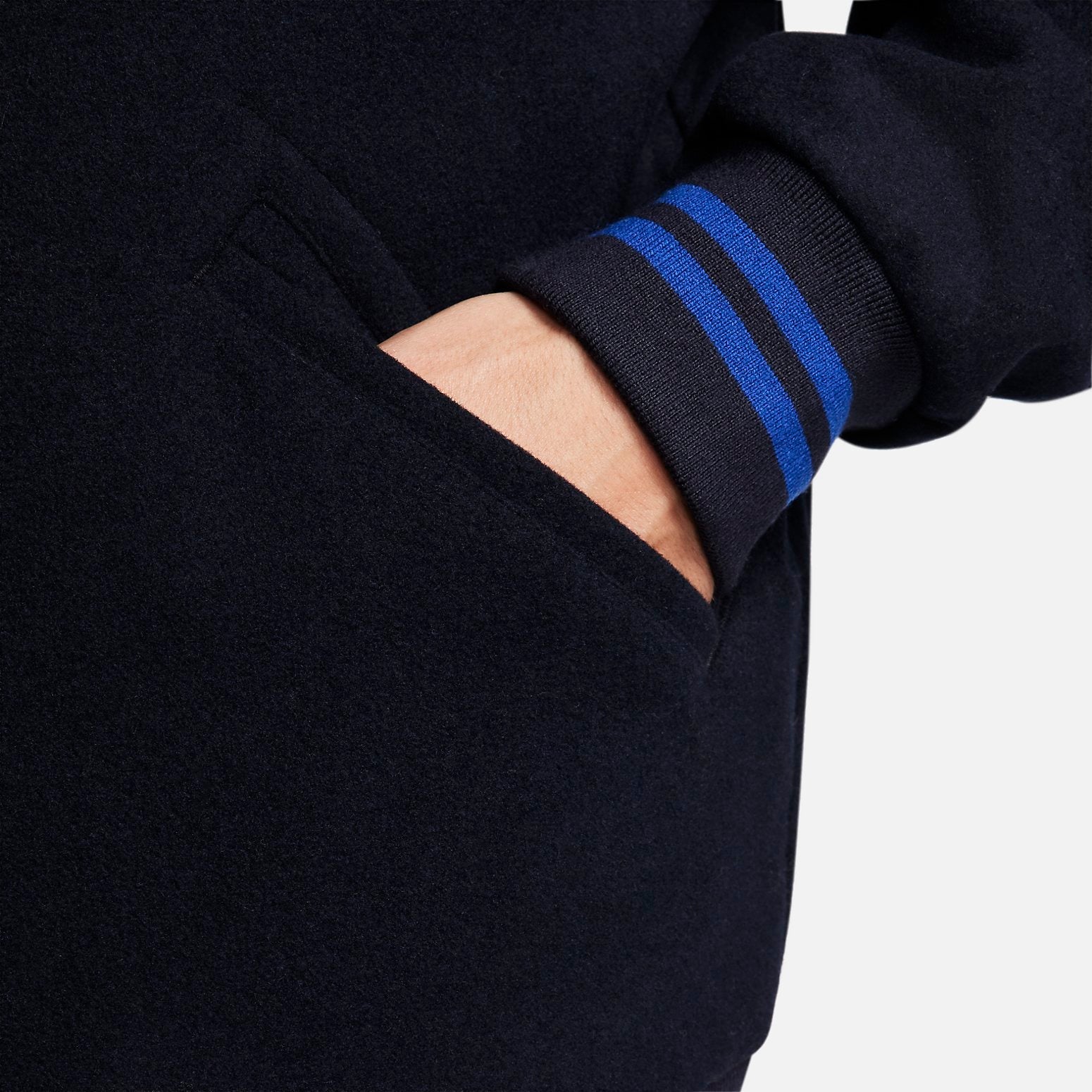 Nike Chelsea FC Football Varsity Jacket 'Black' FB2132-426
