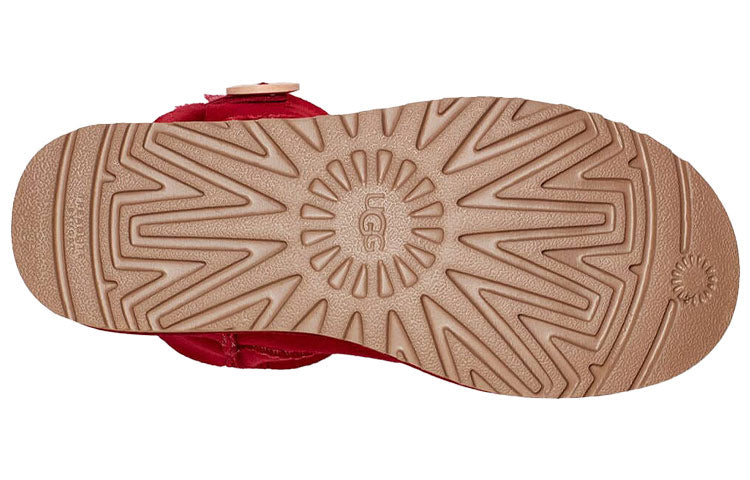 (WMNS) UGG Mini Bailey Button II Boot Red 1016422-KSS
