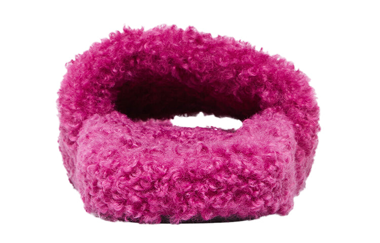 (WMNS) Balenciaga Cities Paris Furry Slides 'Pink' 654261W2DO25301