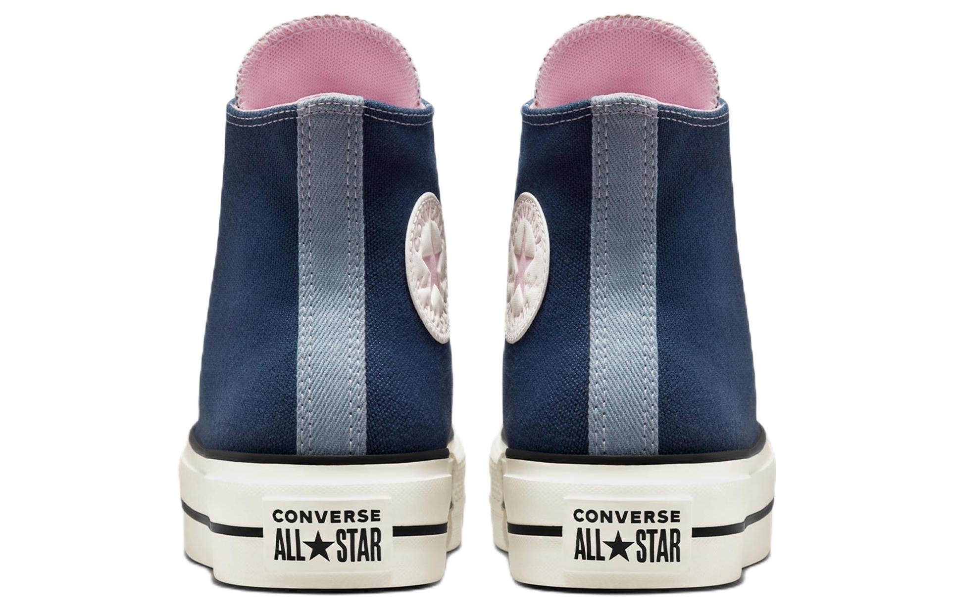 (WMNS) Converse Chuck Taylor All Star Lift Denim Fashion High Top 'Navy' A03821C