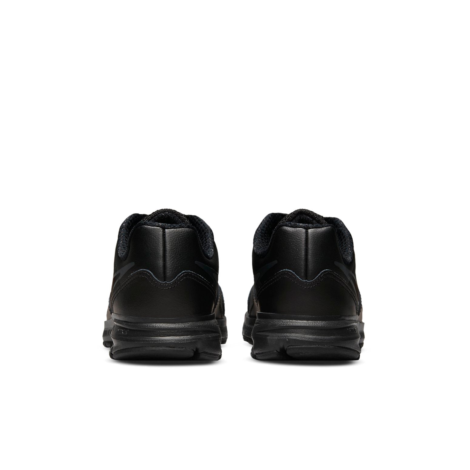 (GS) Nike Downshifter 6 LTR Leather Low-Top K Black 832883-011