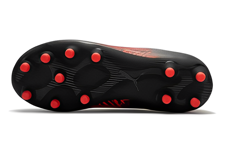 (GS) PUMA Tacto FG/AG Football Boots 'Black Red' 106301-08