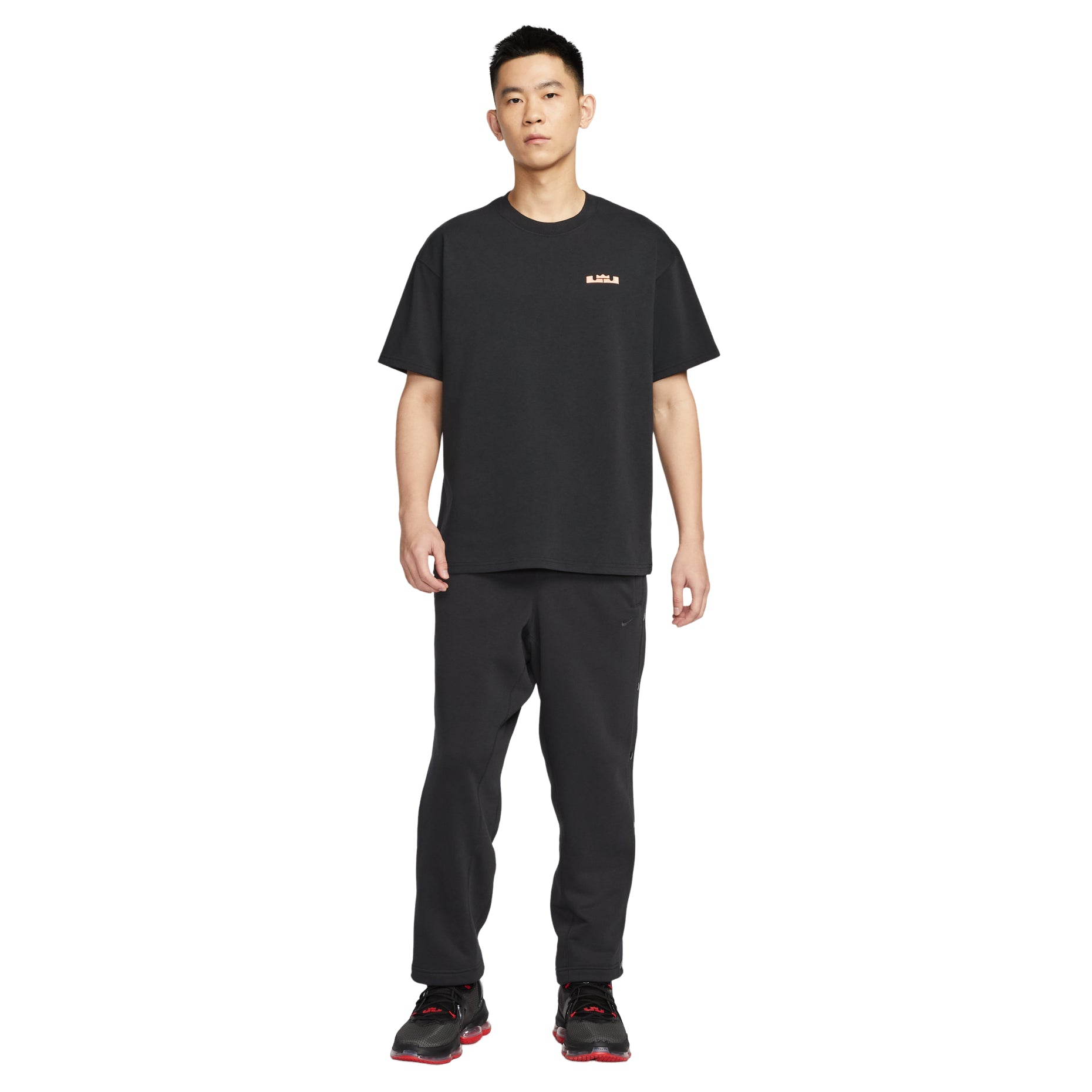 Nike x LebBron Max90 T-Shirt Asia Sizing 'Black' HJ3413-010