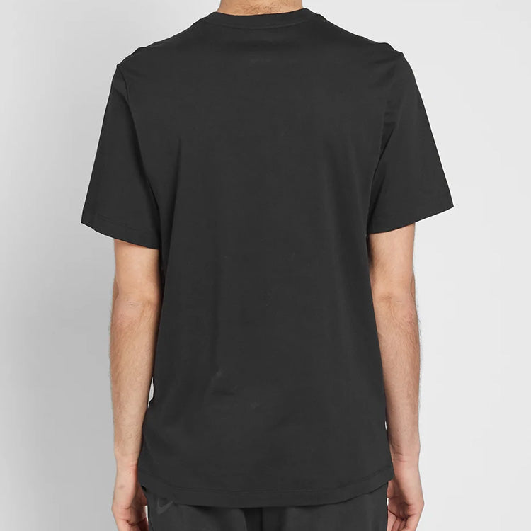 Nike Sportswear Big Swoosh Tee Large Short Sleeve Black AR5191-010
