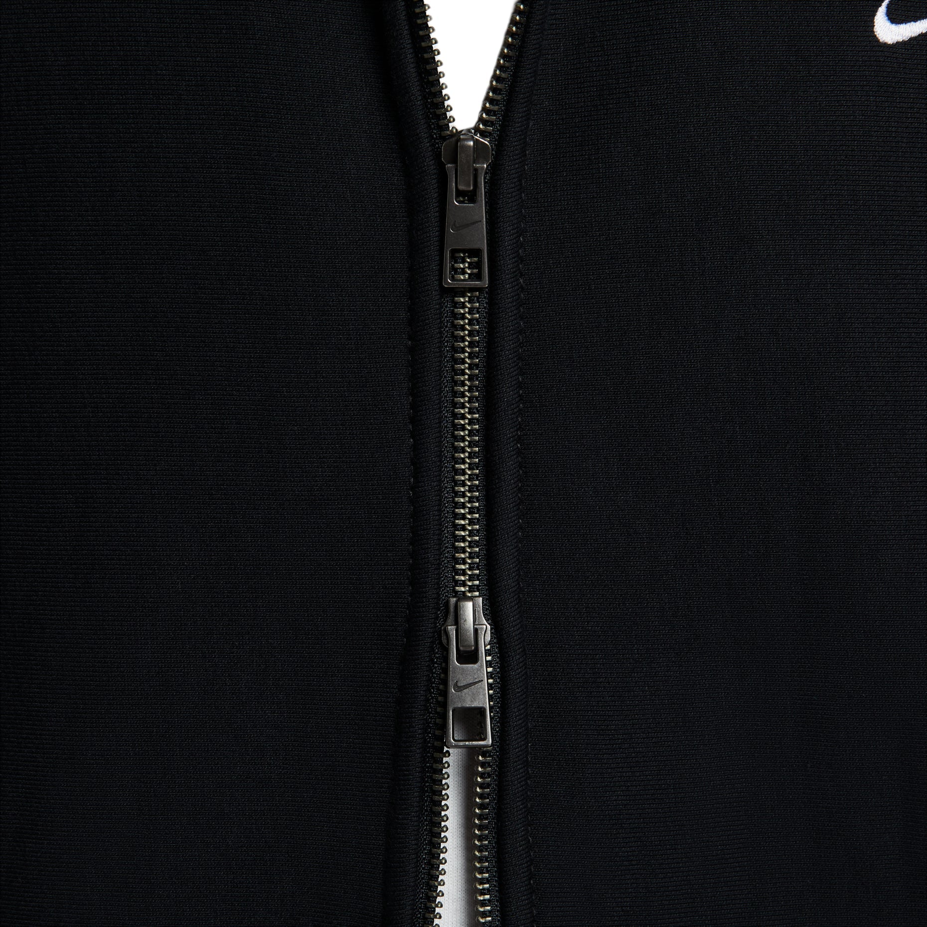 Nike Solo Swoosh Full-Zip Fleece Hoodie 'Black' HV1085-010