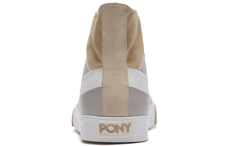 PONY Canvas Shoes 'Cream Grey Khaki' 01M1SH06LG