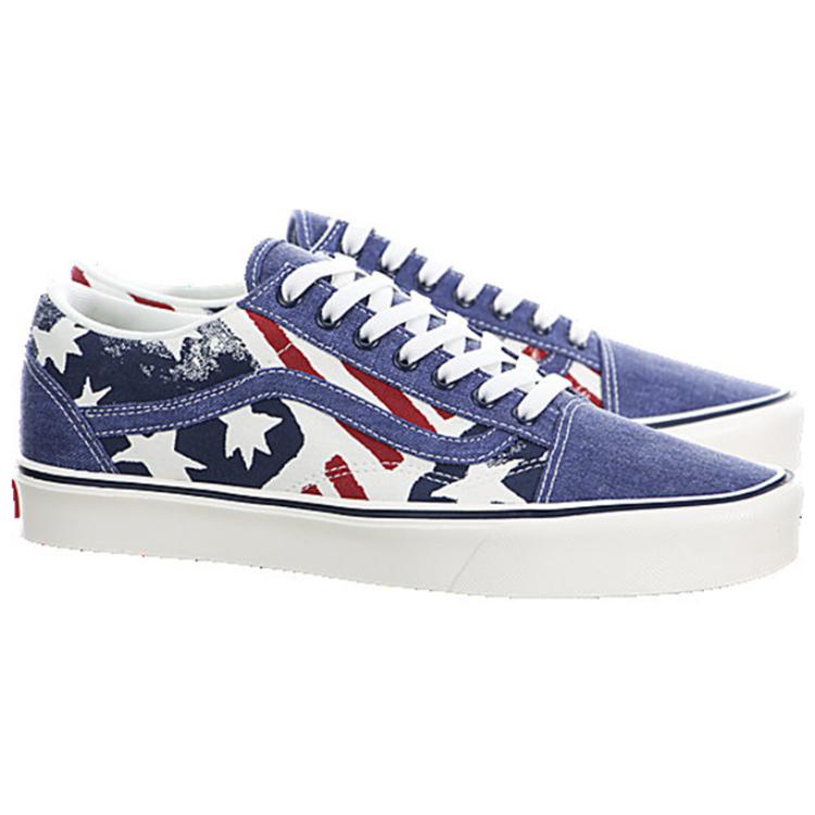 Vans Old Skool Lite Training Shoes 'Blue Red' VN0004O6IUI