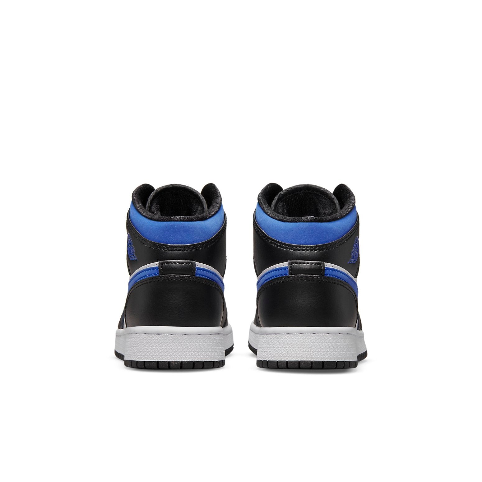 (GS) Air Jordan 1 Mid 'White Black Racer Blue' 554725-140
