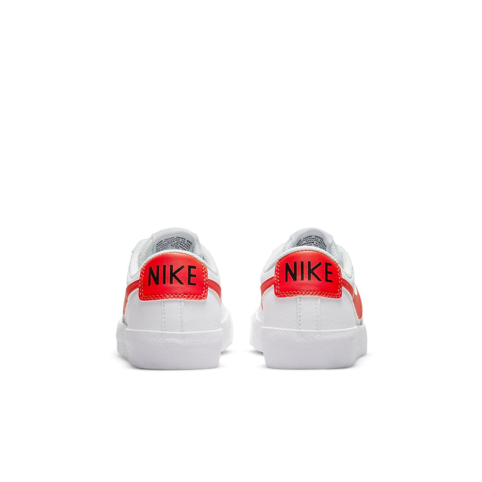 (GS) Nike Blazer Low '77 'White Team Orange' DA4074-106