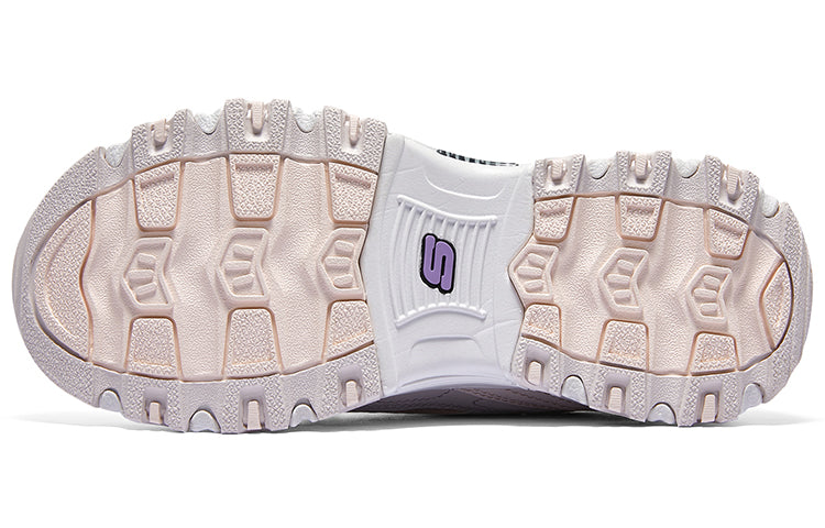 (GS) Skechers Marathon Running Shoes 'White Pink Black' 302526L-WLV