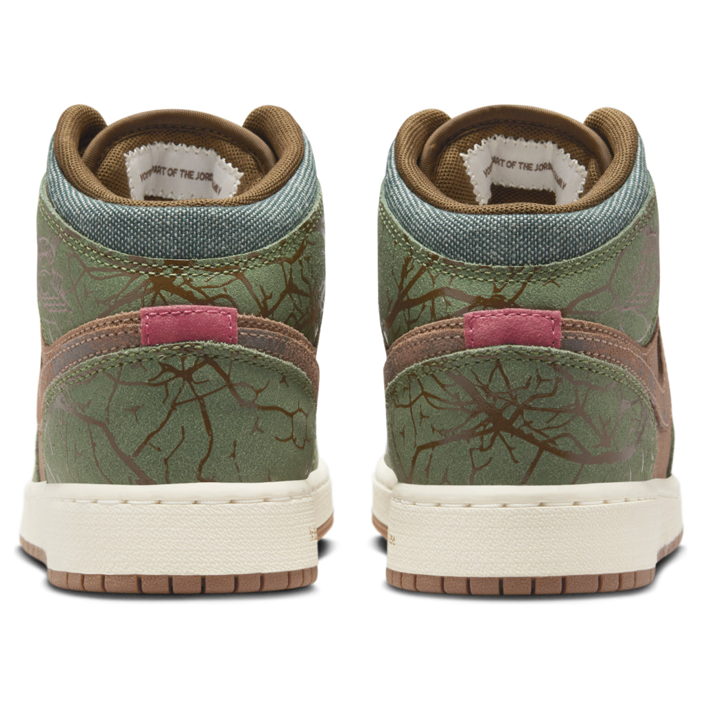 (GS) Air Jordan 1 Mid 'Treeline' FQ8101-200