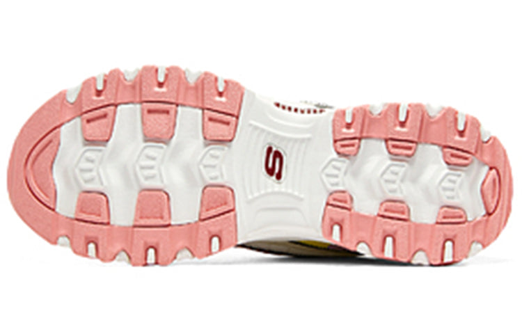 (WMNS) Skechers D'lites 1.0 Sneakers 'White Pink' 896099-WPK