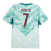 PUMA Cristiano Ronaldo Portugal 2026 Away Player Jersey 'PUMA White Green Lagoon' 788146-77