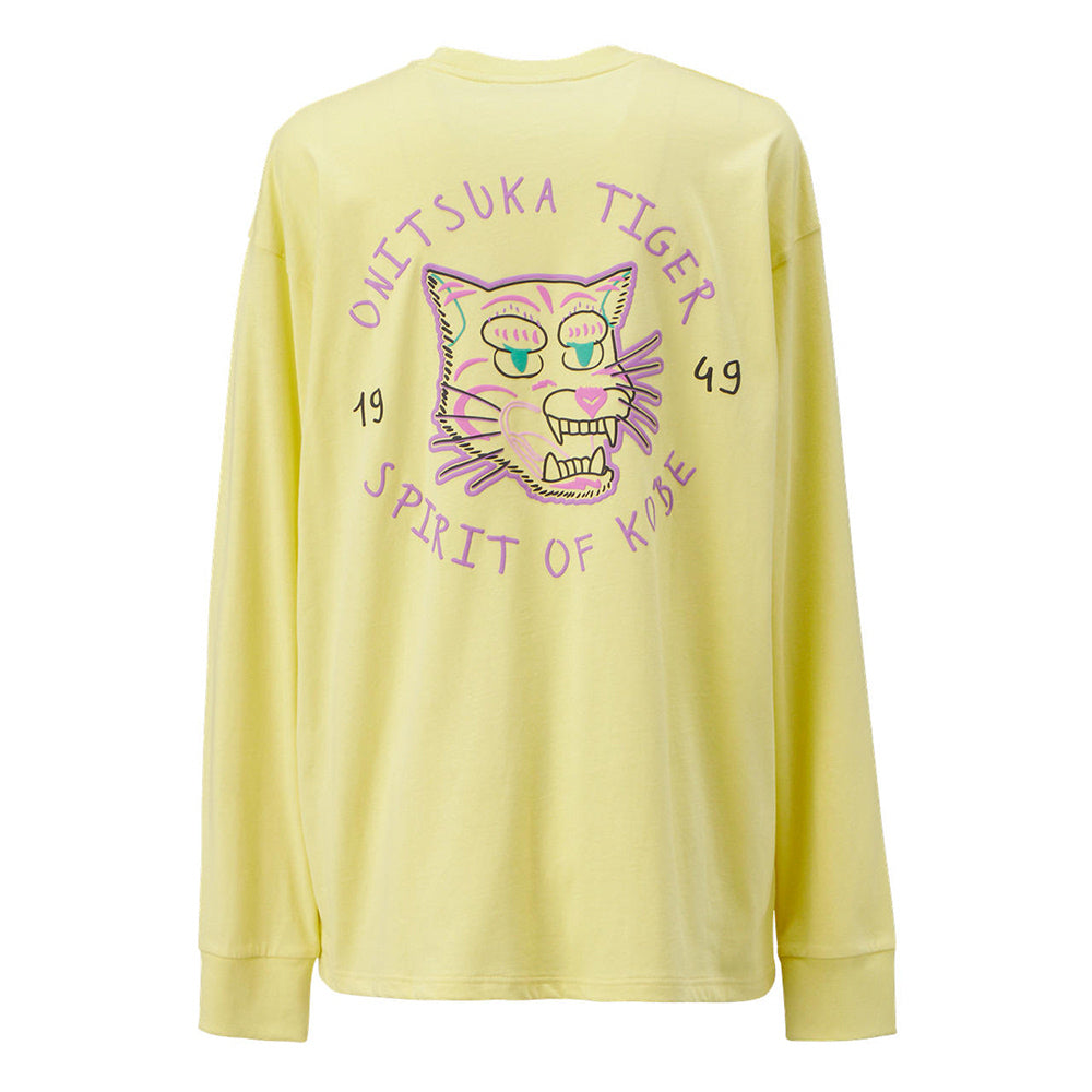 Onitsuka Tiger Graphic Long Sleeve T-shirt 'Yellow' 2183B163-300