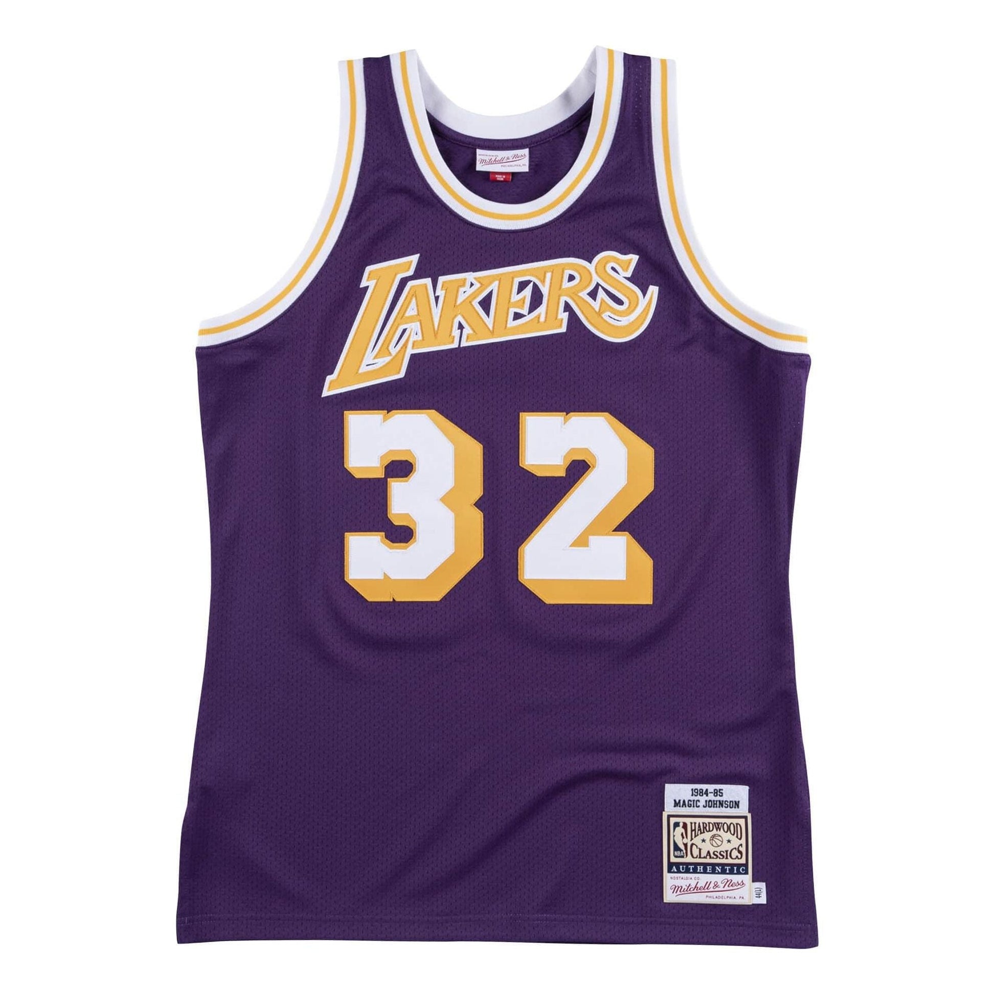 Mitchell & Ness NBA Los Angeles Lakers 1984/85 Authentic Jersey 'Magic Johnson Purple' 200438548