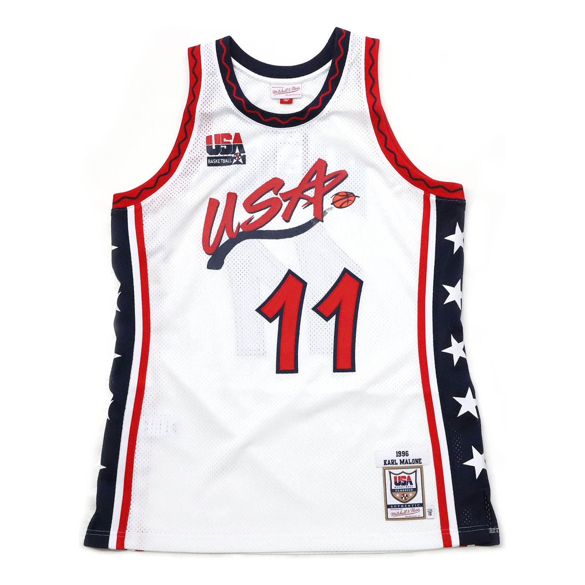 Mitchell & Ness Team USA 1996 Home Authentic Player Jersey 'Karl Malone' 5289016