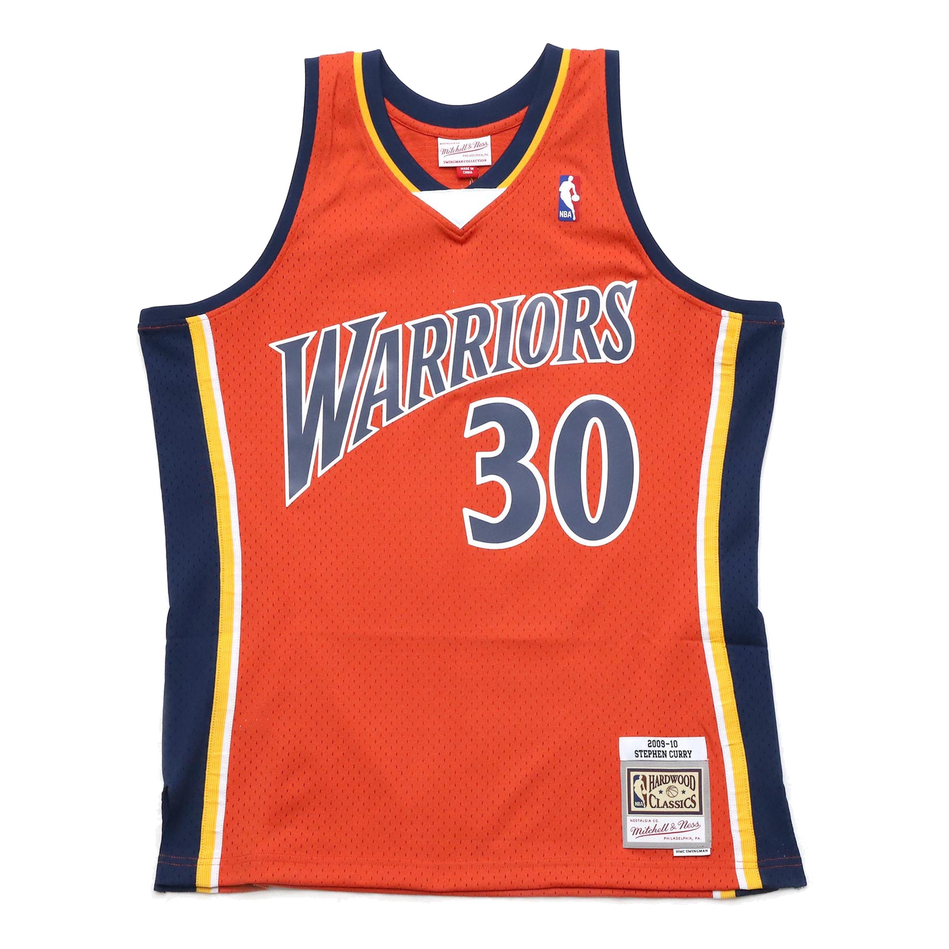 Mitchell & Ness NBA Golden State Warriors 2009/10 HWC Swingman Jersey 'Stephen Curry Orange' 200105599