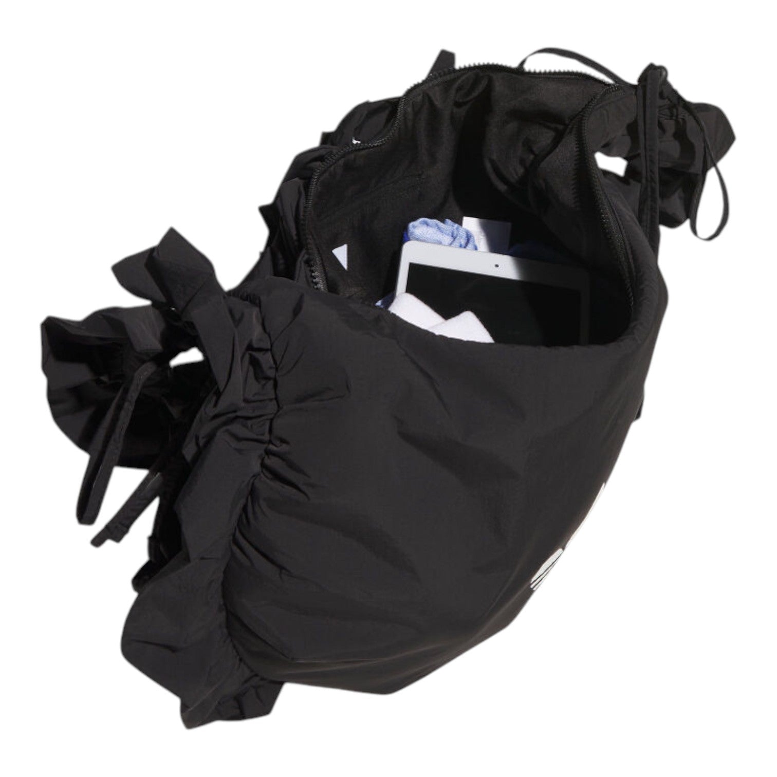 adidas Ruffle Shoulder Bag 'Black' IA8915