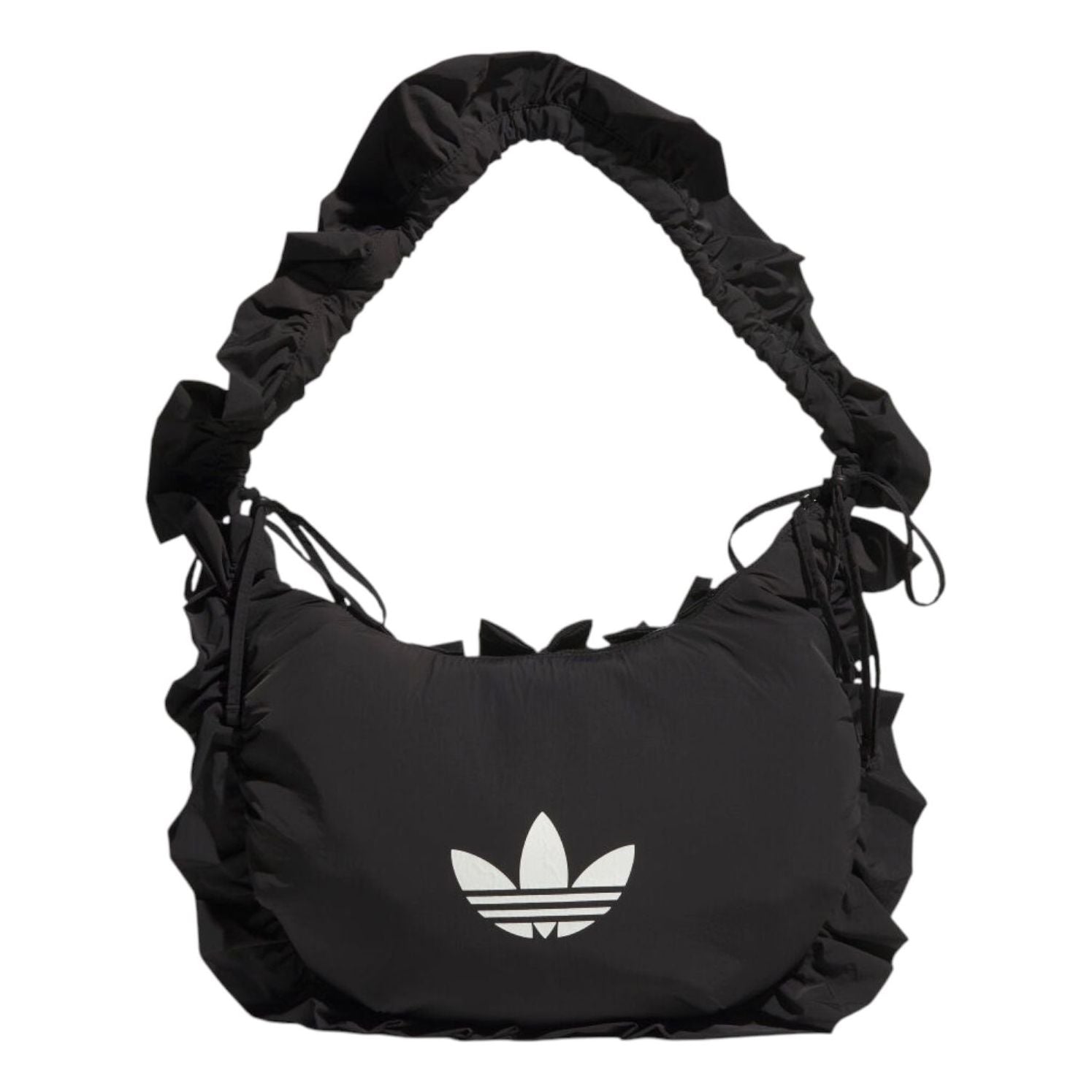 adidas Ruffle Shoulder Bag 'Black' IA8915