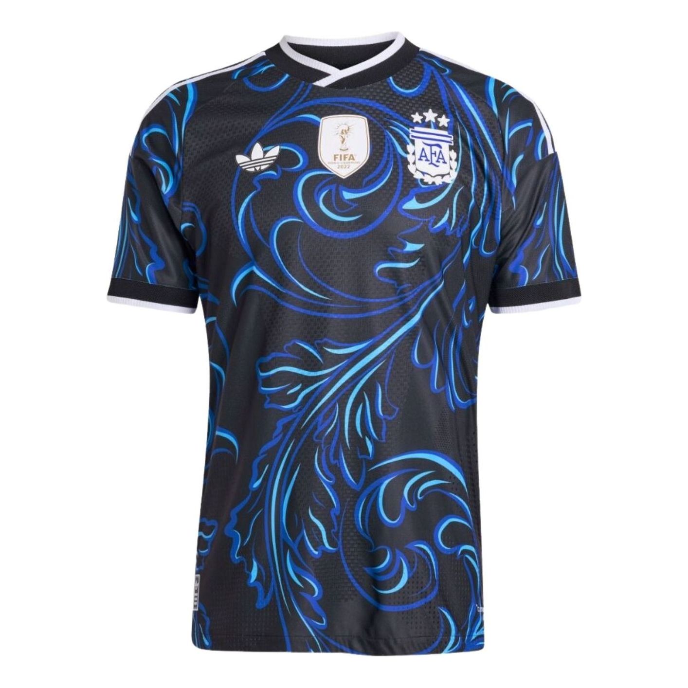 adidas Argentina 26 Away Authentic Jersey 'Black Lucid Blue Blue Burst' JM5901