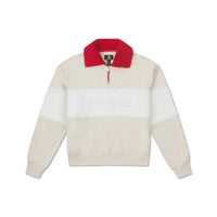 (WMNS) Converse YOTD Half-Zip Crew Sweater Asia Sizing 'Beige' 10026812-A01
