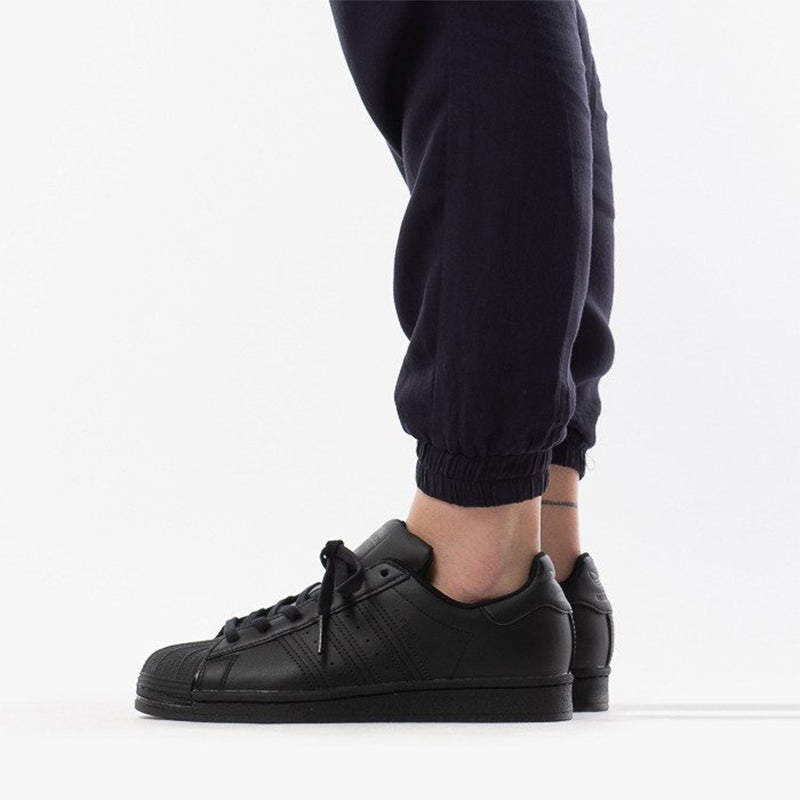(GS) adidas Originals Superstar Shoes 'Black' FU7713