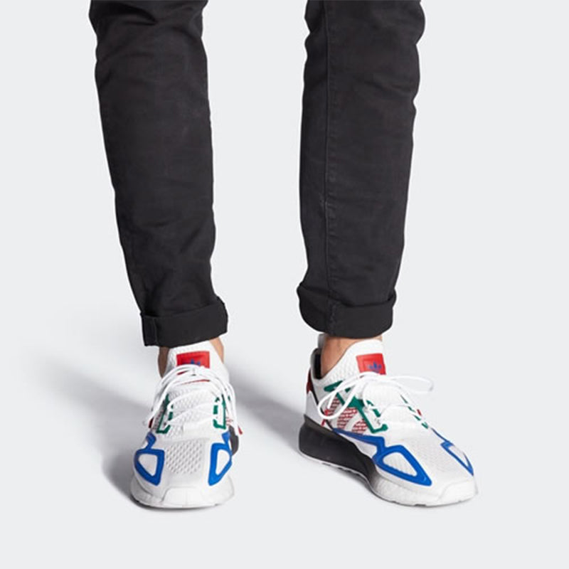 adidas originals ZX 2K Boost 'White Blue Green Red' FZ4839