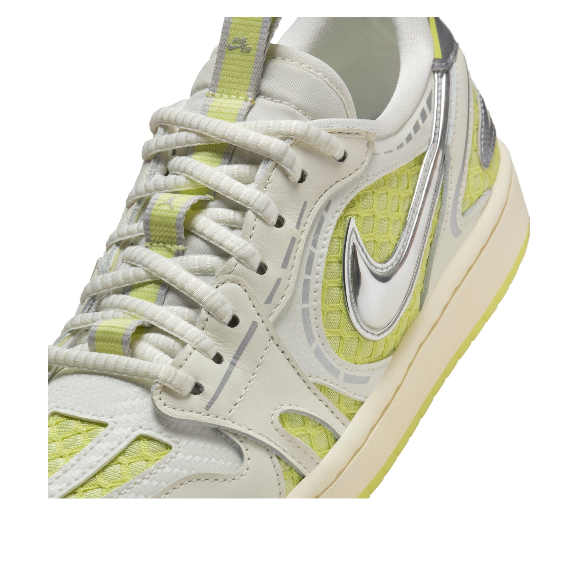 (WMNS) Air Jordan 1 Low Method of Make V3 'Sail Luminous Green' HQ2186-130