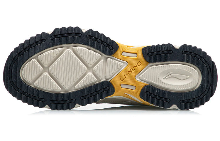 Li-Ning Retro Running Shoes 'Yellow Beige' ARLQ001-7