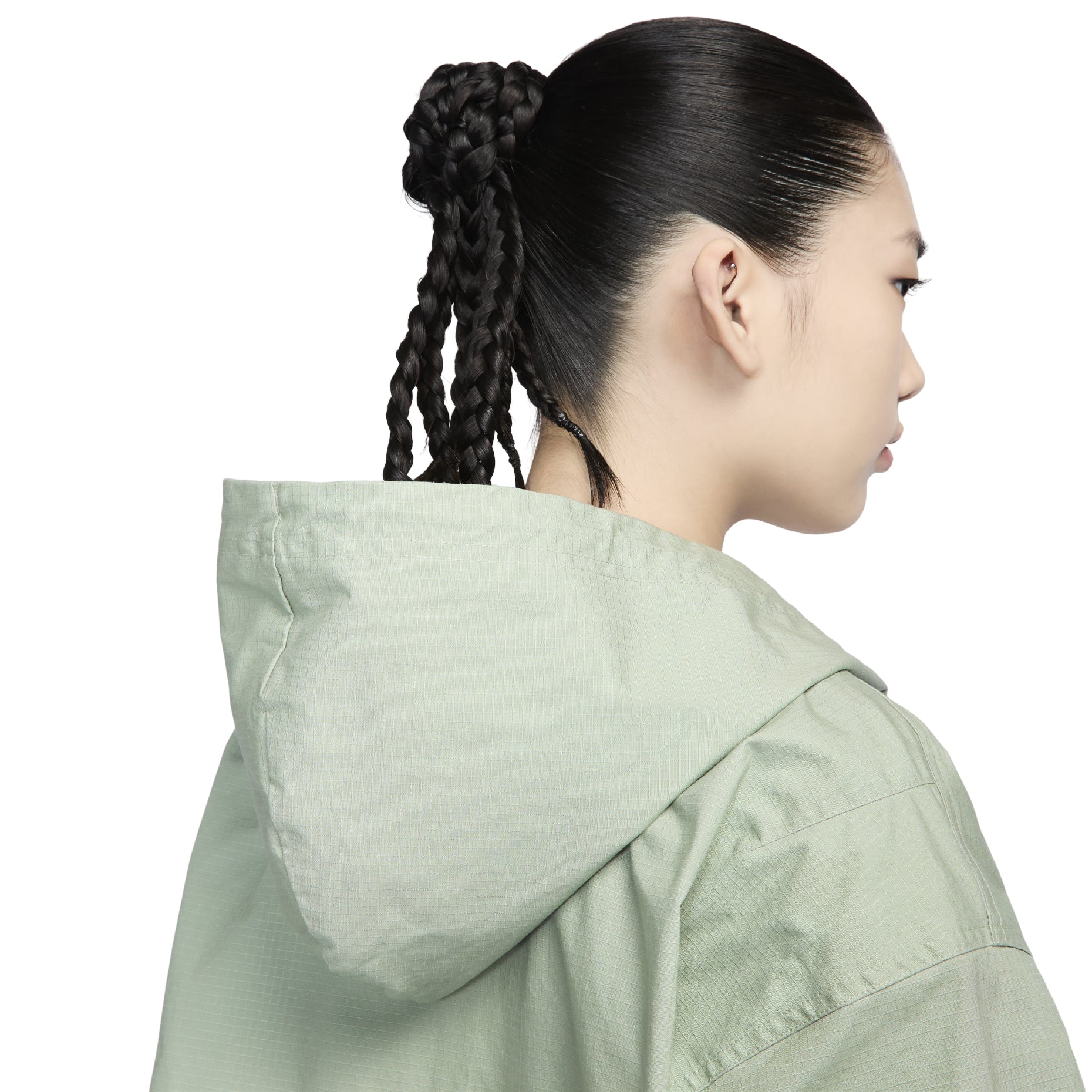 (WMNS) Nike Sportswear Oversize Logo Jacket 'Dance Jade Horizon' FV7775-370