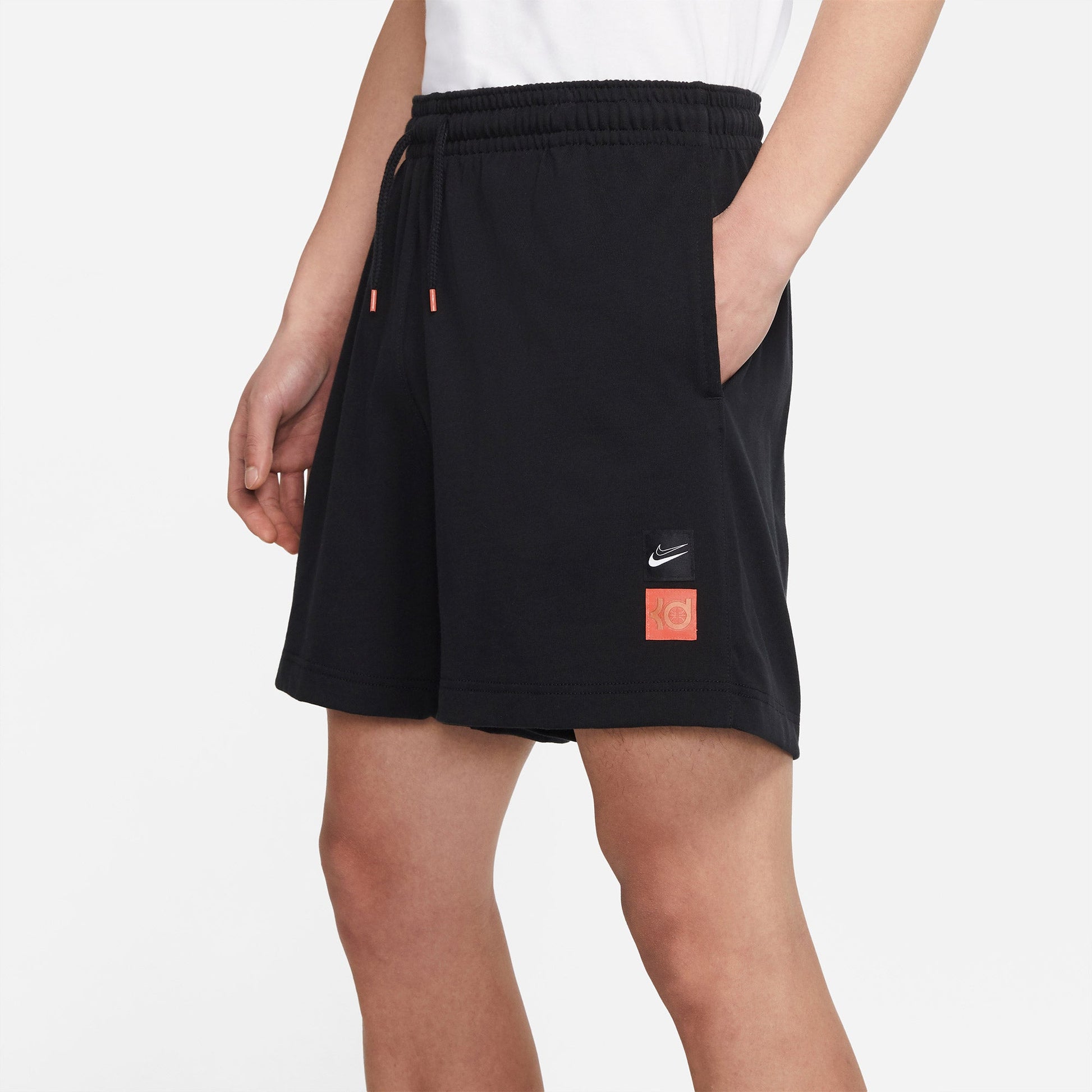 Men's Nike KD Durant Basketball Sports Training Loose Breathable Knit Shorts Black CV2410-010
