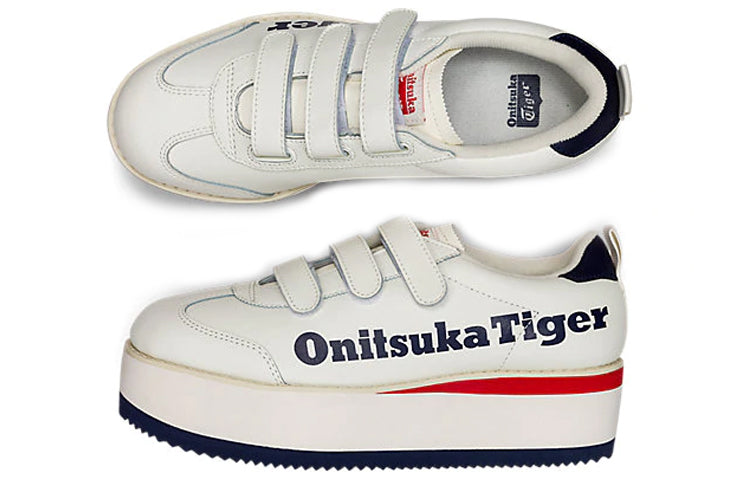 (WMNS) Onitsuka Tiger Delegation Chunk Sneakers 'Cream y' 1182A207-112