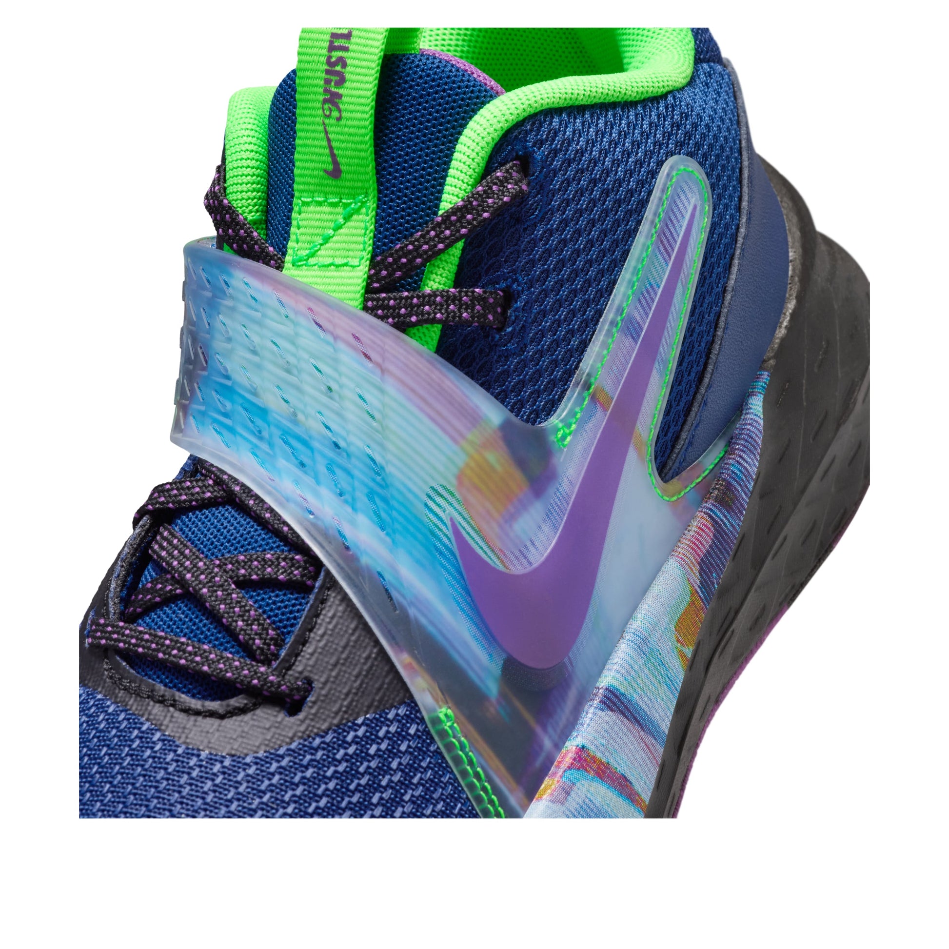 (GS) Nike Team Hustle D 12 'Blue Void Vivid Purple Green Strike' HV2291-400
