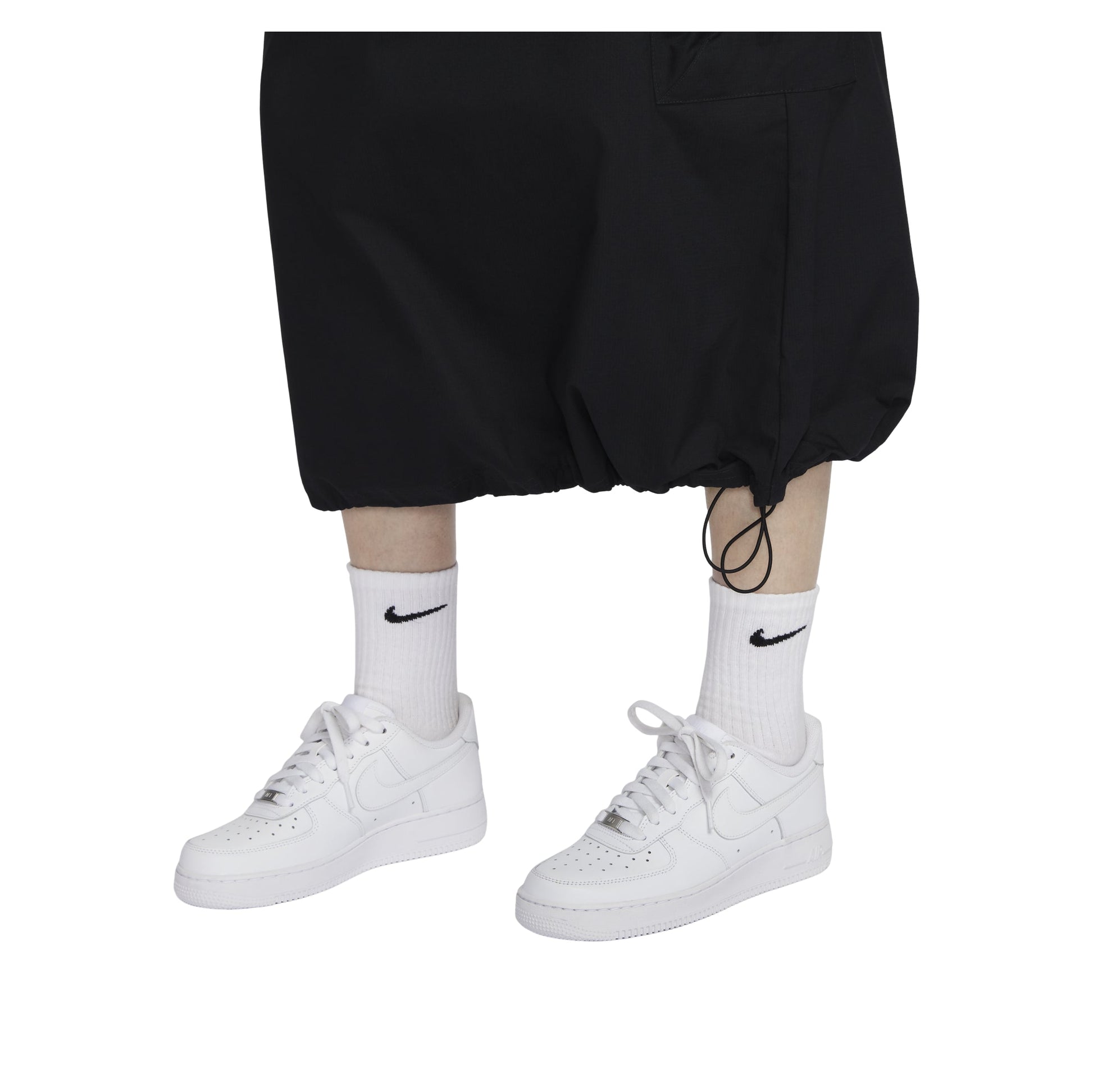 (WMNS) Nike Sportswear Essential Mid-Rise Woven Cargo Midi Skirt Asia Sizing 'Black' FV7504-010