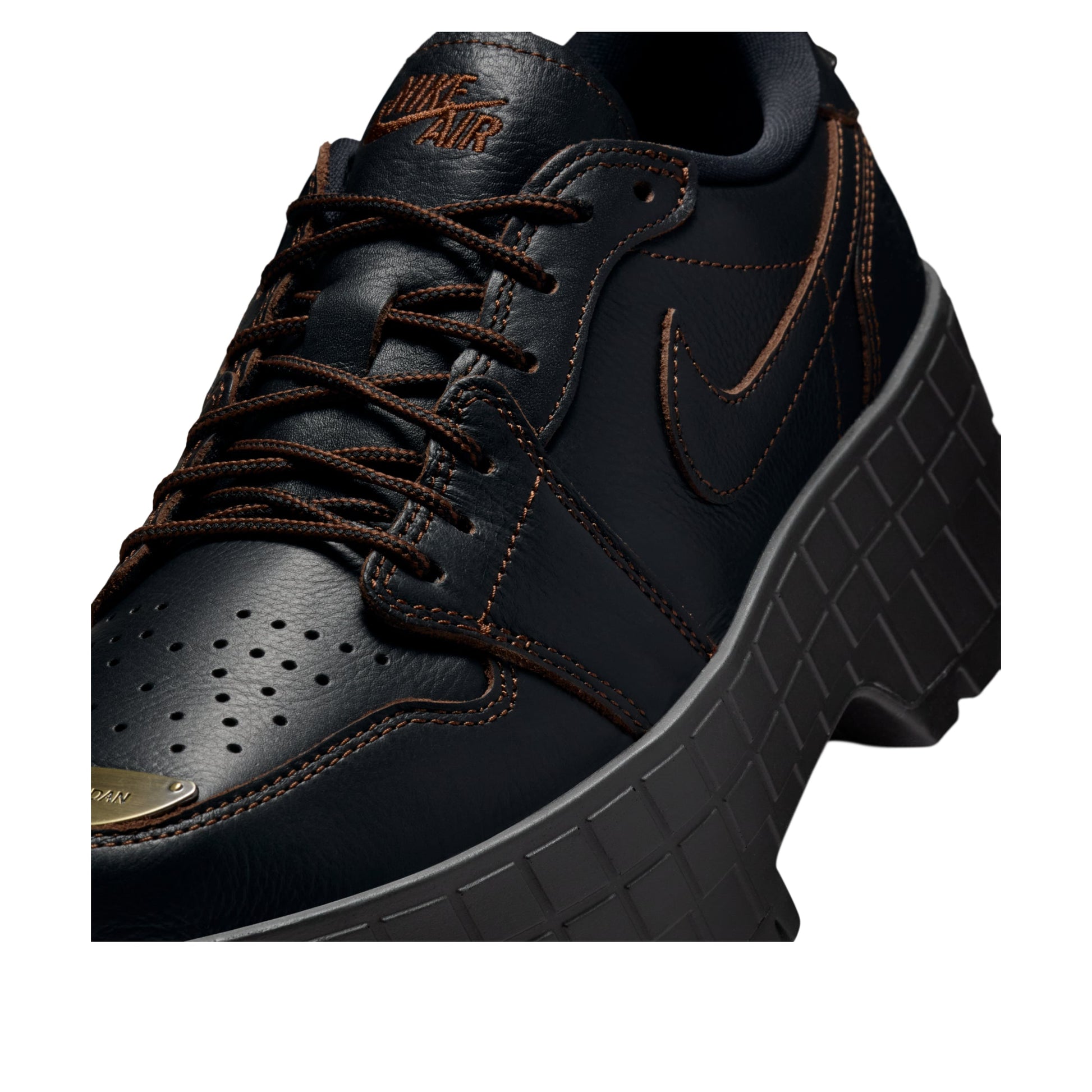 (WMNS) Air Jordan 1 Brooklyn Low 'Black Workboot' HF3184-002