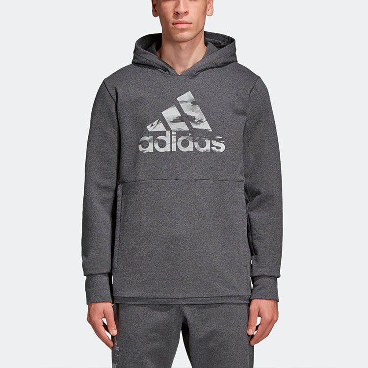 adidas x Undefeated Crossover Logo Pullover 'Dark Gray' DN8783