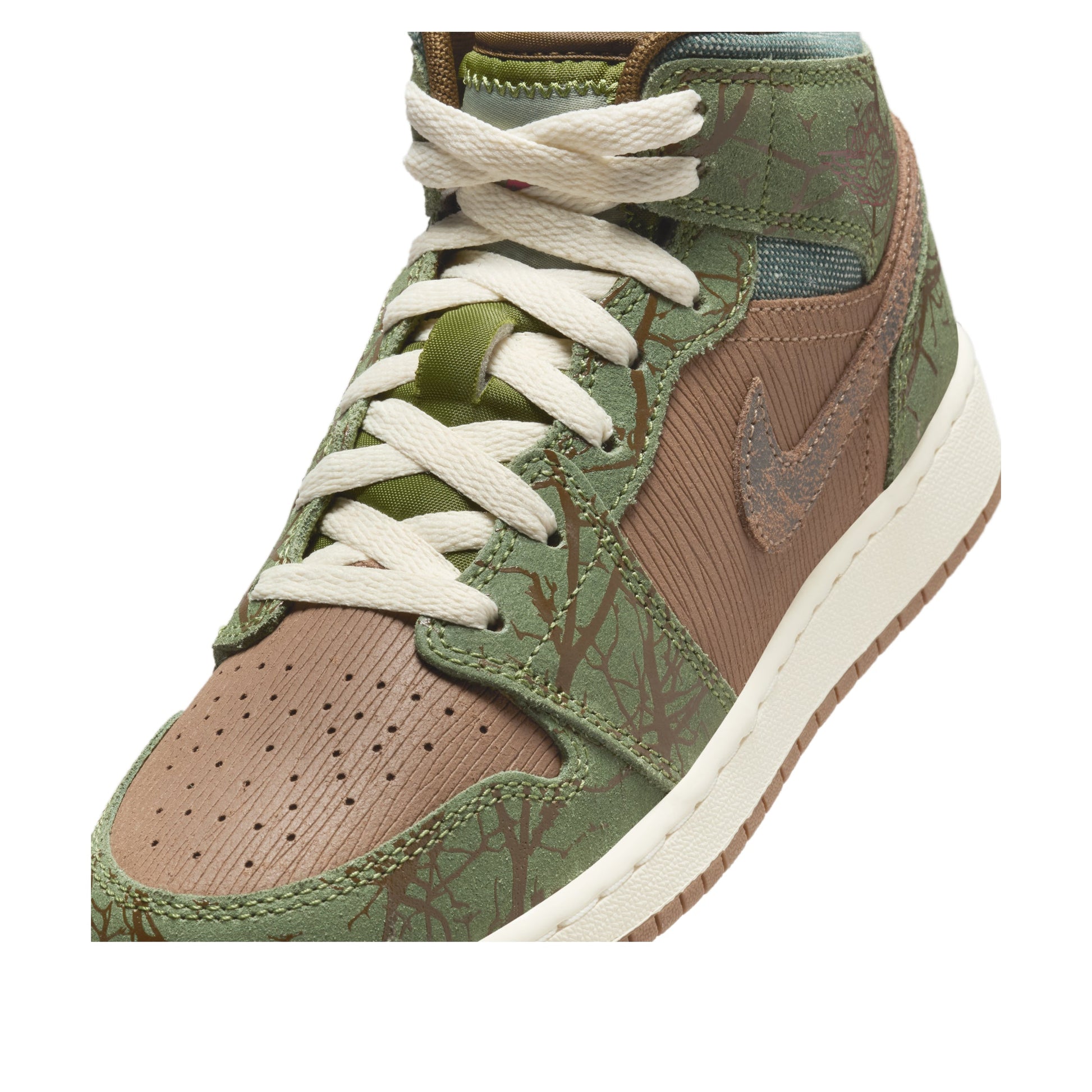 (GS) Air Jordan 1 Mid 'Treeline' FQ8101-200