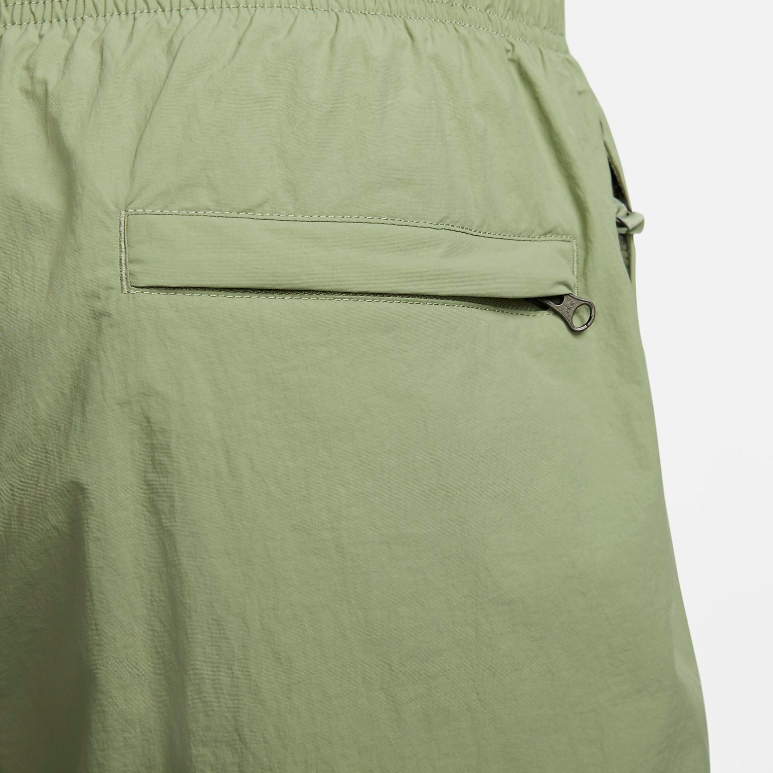 Nike Solo Swoosh Woven Shorts 'Oil Green White' DX0749-386
