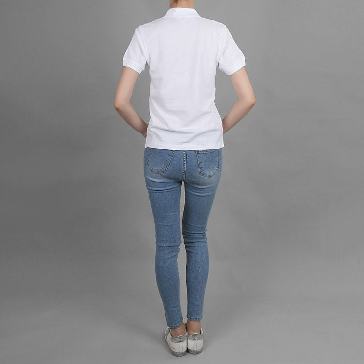 (WMNS) COMME des GARCONS PLAY Polo Red Emblem 'White' AZ-T005-051-5