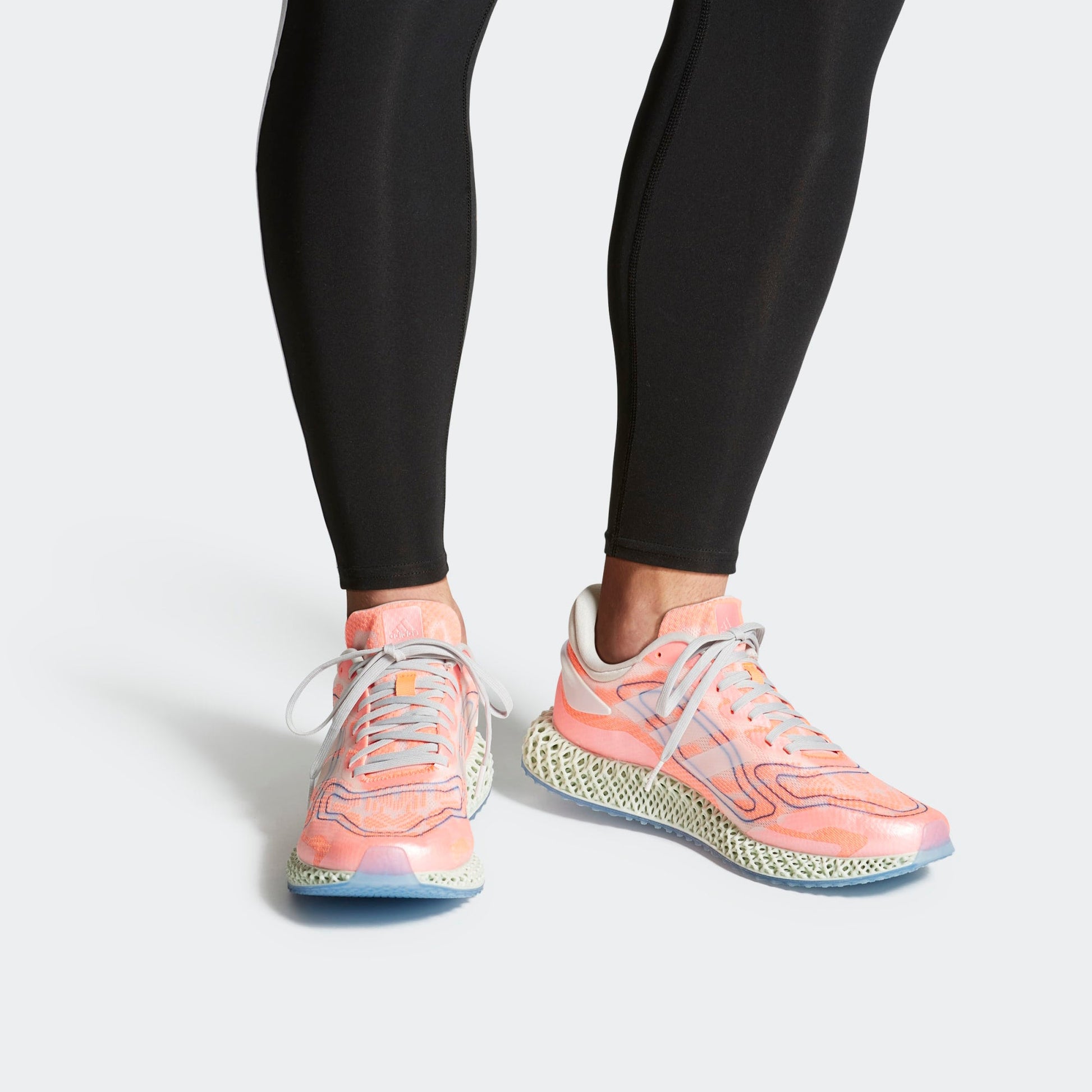 adidas 4D Run 1.0 'White Signal Coral' FW1234