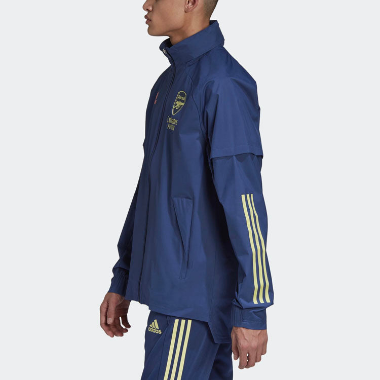 adidas Coach Training Jacket 20-21 Season Arsenal Coach Training Season Jacket Blue FQ6172
