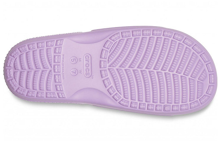 Crocs Classic Soft Sole Cozy Sports Slippers Unisex Purple 206121-5PR